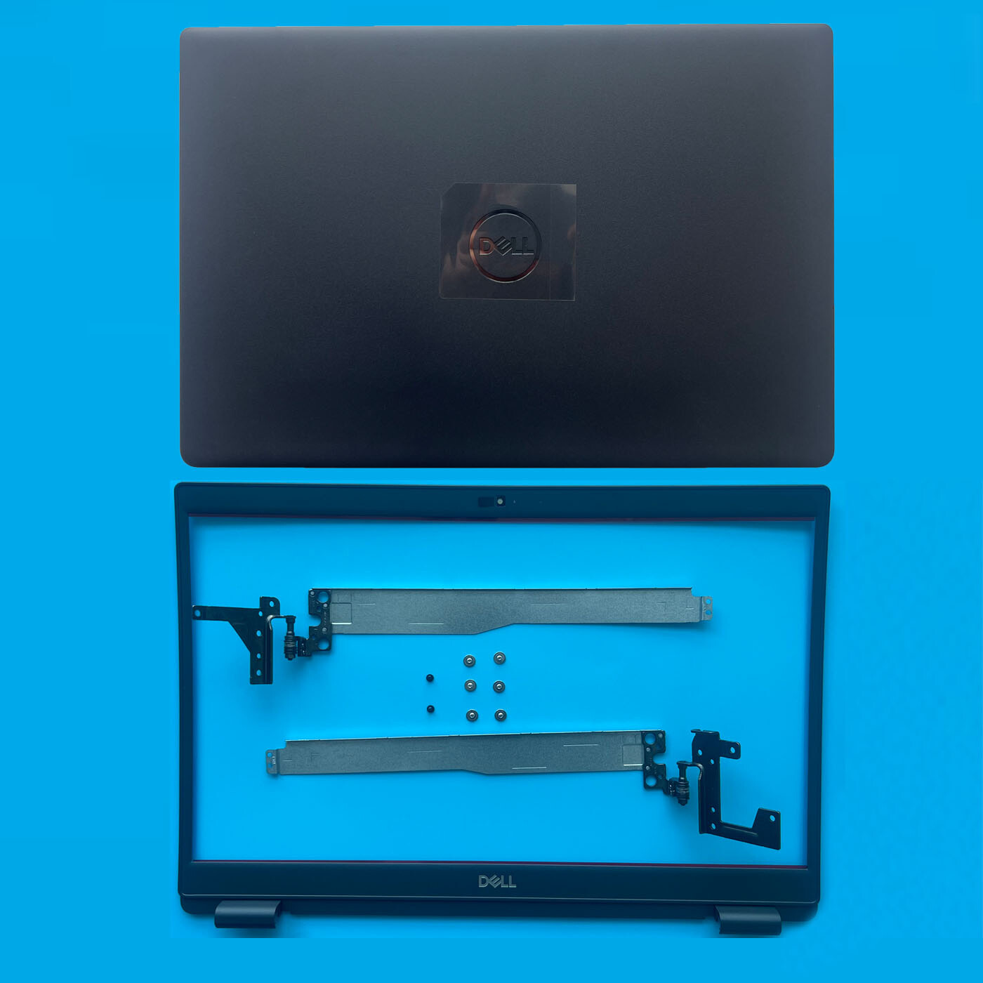 LCD Rear Back Cover + Bezel + Hinges For Dell Latitude 3510 E3510 08XVW9 0GCK6R