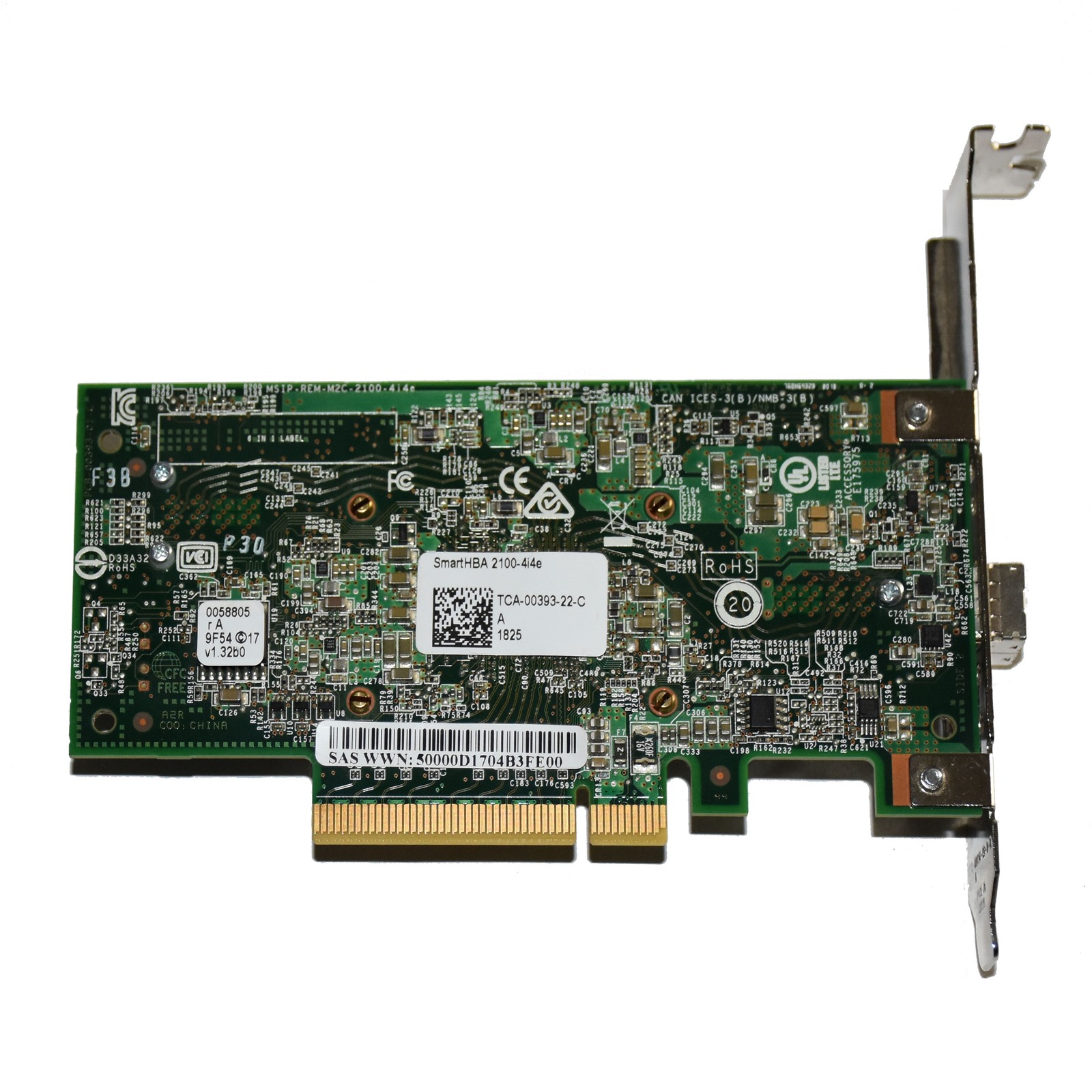 Lot 10 HPE Adaptec SmartHBA 2100-4i4e 8-Port 12Gb/s SAS RAID Card 858096-001