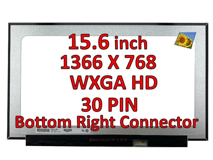 HP M02096-JD3 HD 1366×768 Matte 30pin 15.6″ LCD Screen LED Display NEW