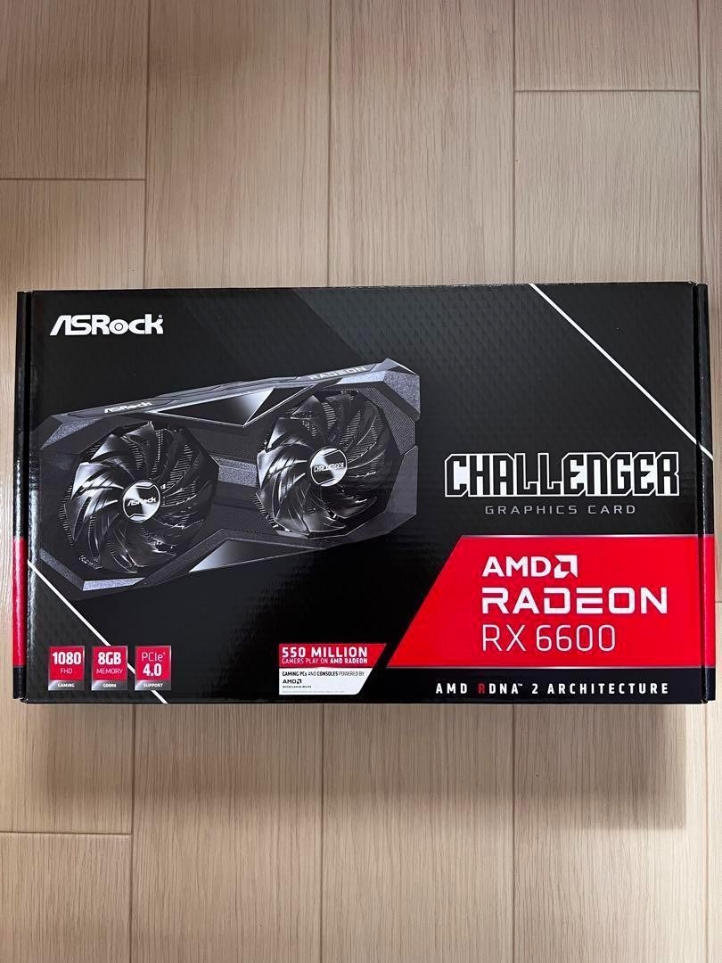 ASRock AMD Radeon RX6600 Challenger CLD 8GB GDDR6 Graphics Card PCIe 4.0 Japan