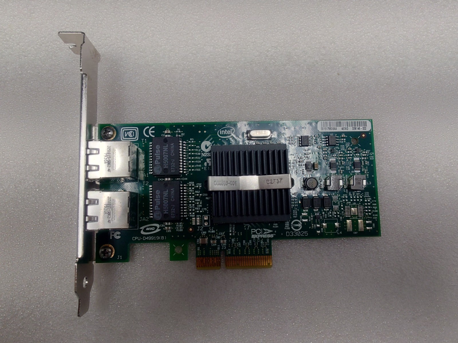 IBM PRO/1000 PT Dual Port NIC Network Card 39Y6127 Full Profile