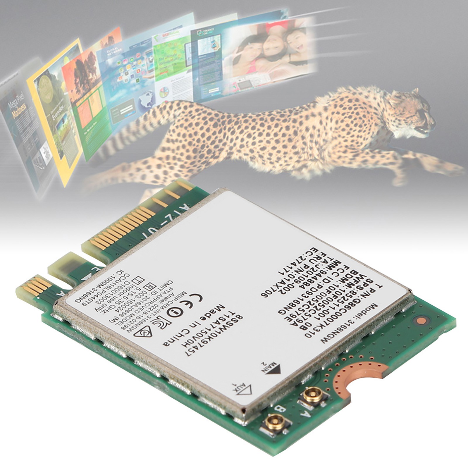3168NGW M.2 NGFF Internal Mainboard Accessory Bluetooth 4.2 for ASUS Dell Laptop