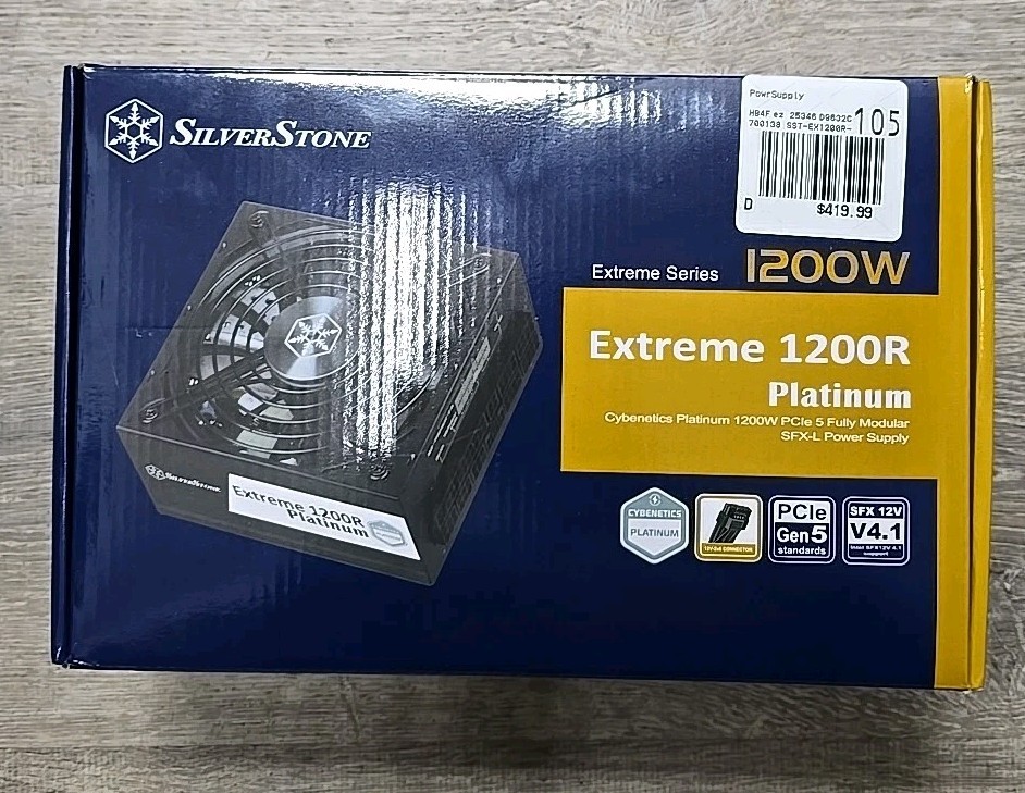 SilverStone HA1200R-PM Cybenetics Platinum 1200W Fully Modular ATX Power Supply