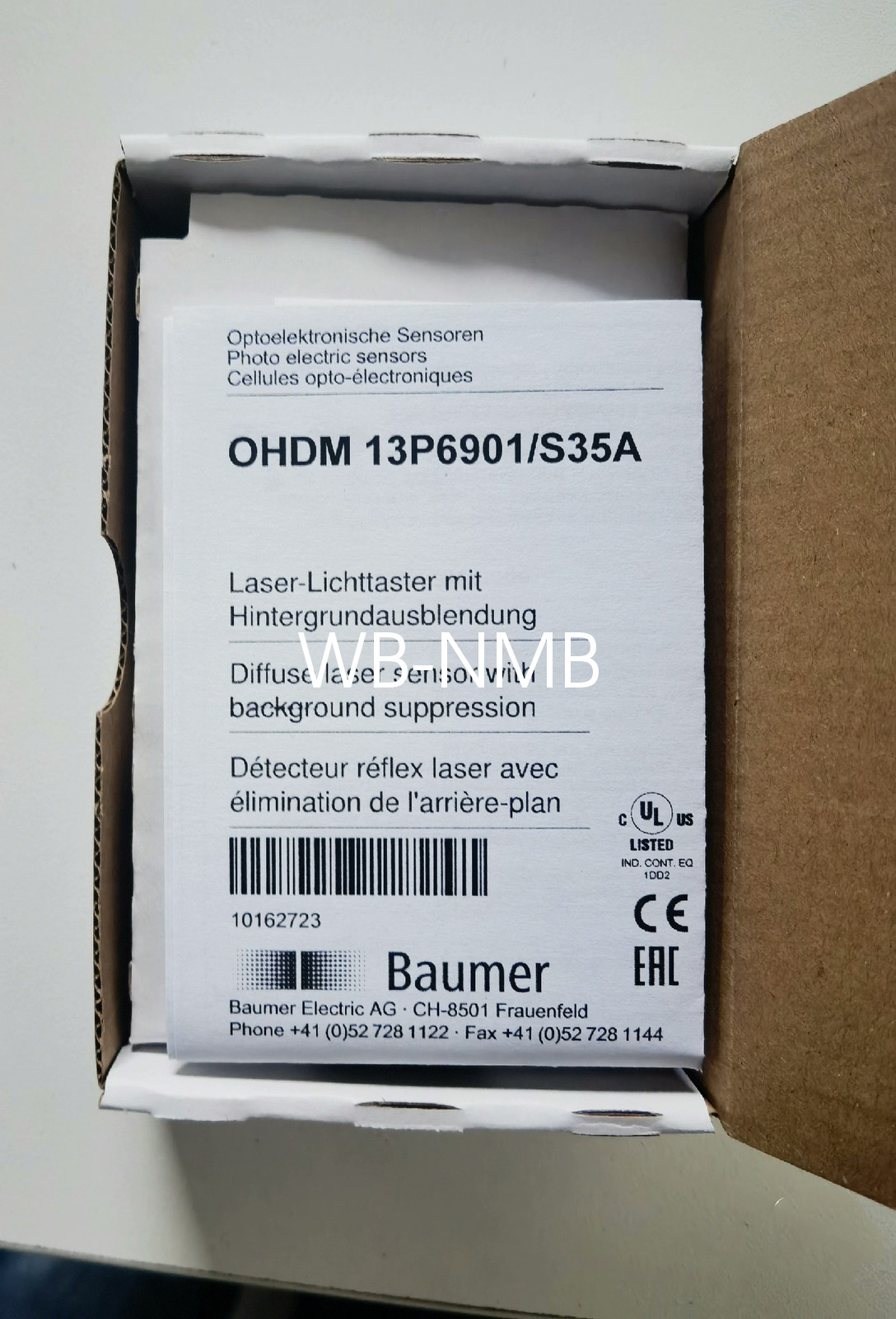 1PC Brand New Baumer OHDM 13P6901/S35A Optical Switch FedExor DHL