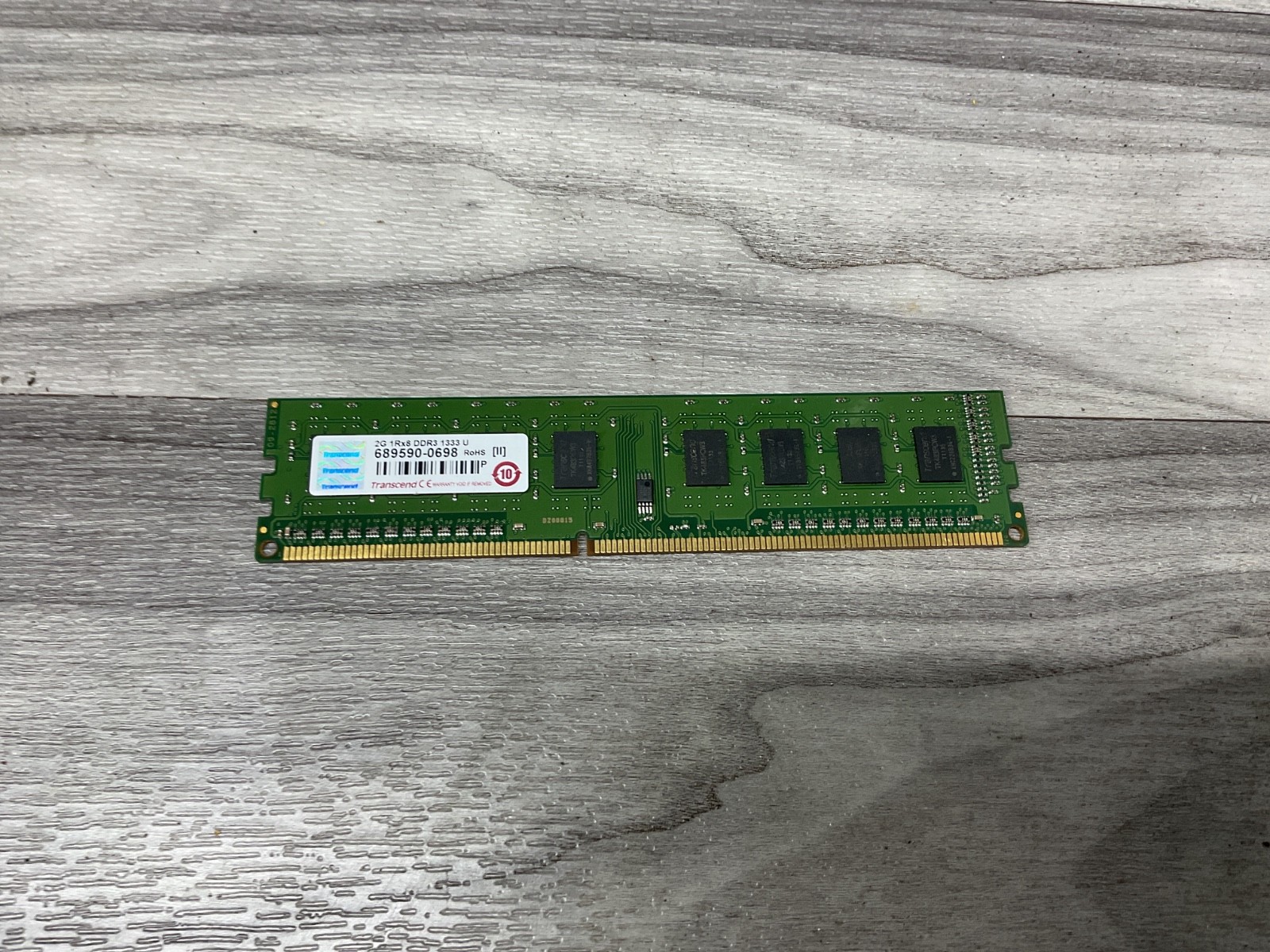 TRANSCEND 09-2812 Memory Card RAM 2G 1RX8 DDR3 1333 U #507B39