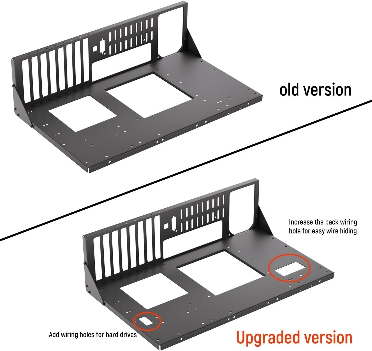 High-Quality SPCC Open Frame PC Case for Versatile Gaming and Business Builds