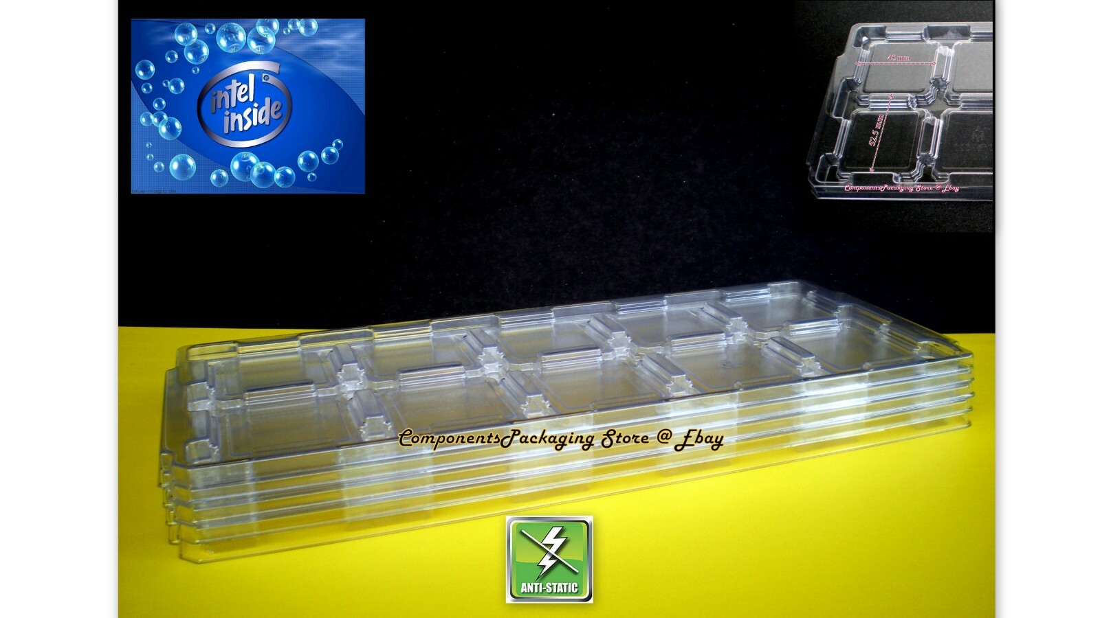 Socket LGA 2011 CPU Tray for Xeon E7 V2 E5 V2 & E5 Series – Lot of 2 6 12 30 50