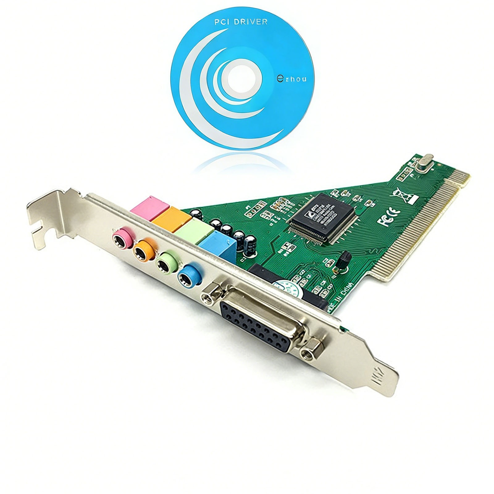 4 Channel 5.1 Surround 3D PCI Sound Audio Cards MIDI For PC Windows XP/7/8/10