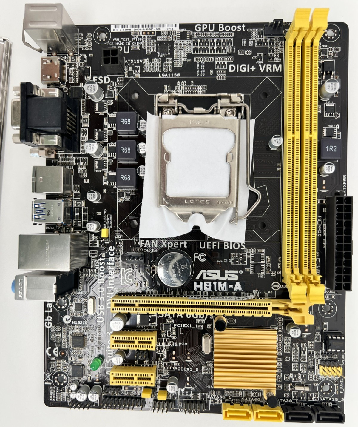 ASUS H81M-A Motherboard Intel H81 LGA 1150 DDR3 mATX W/ Shield