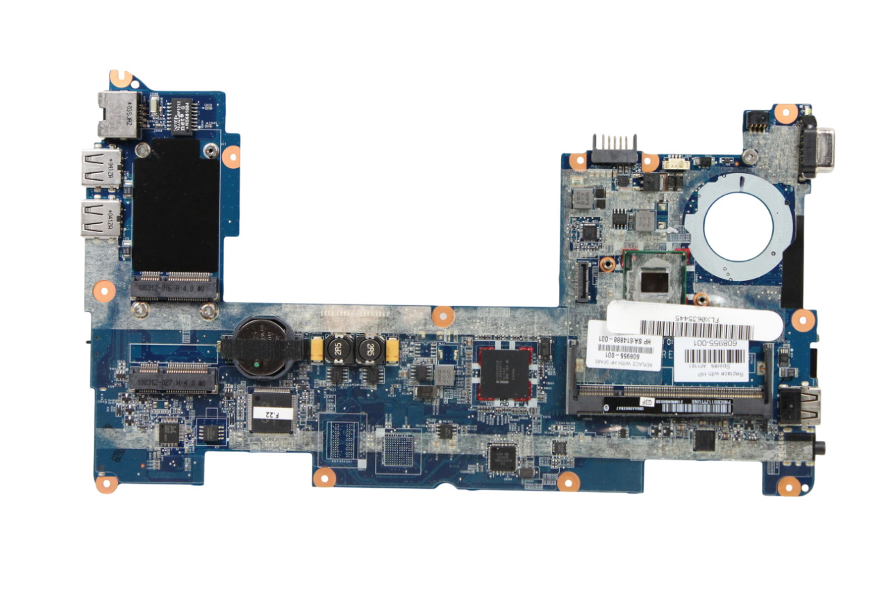 HP Mini 210-1100 Netbook Motherboard Intel Atom N455 1.66GHz CPU 608955-001