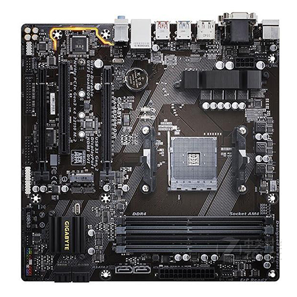 For Gigabyte GA-AB350M-D3H Socket AM4 DDR4 Micro ATX Motherboard 100% Test work