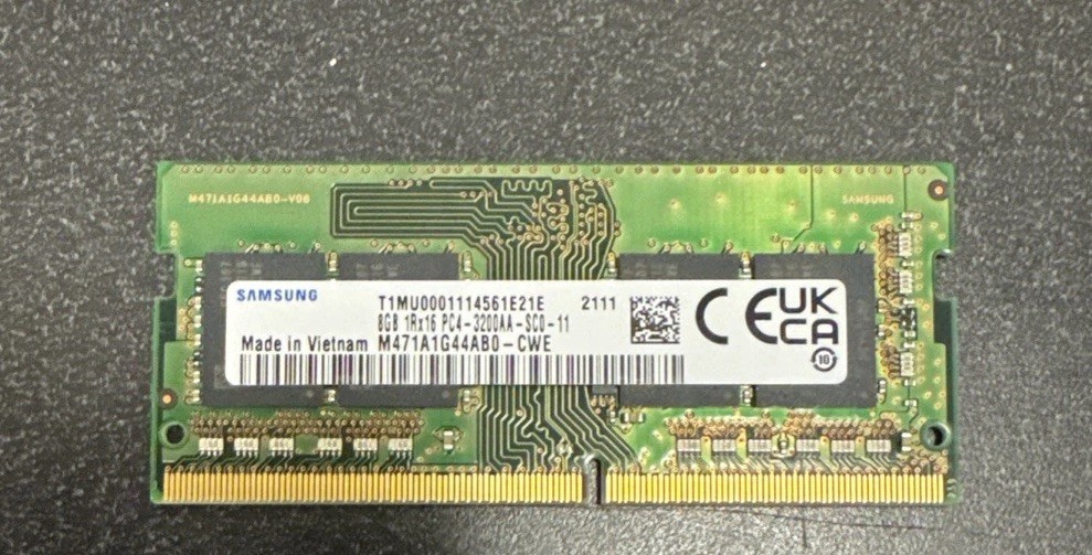 Samsung 8GB 1Rx16 PC4-3200AA-SC0-11