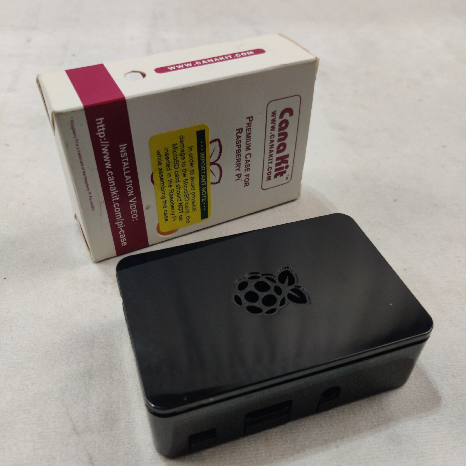 CanaKit Raspberry Pi 3 B And B+ Case – Black Case