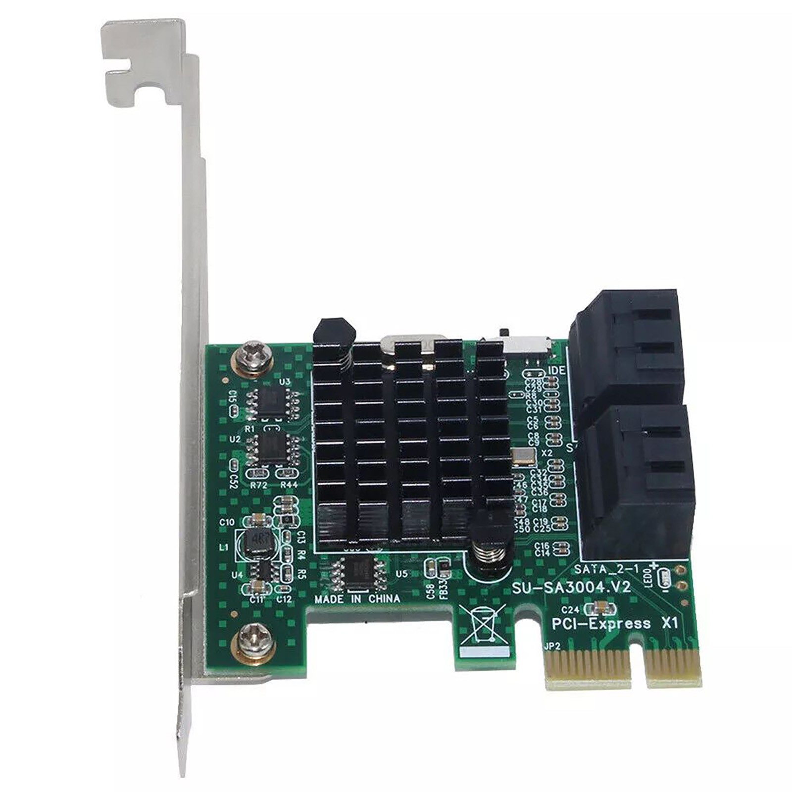 PCI Express SATA3.0 4 Port Extender PCI-E X1/X4/X8/X16 Converter Card Adapter