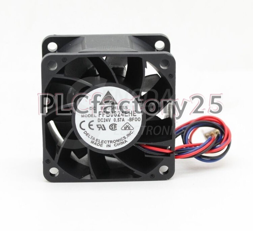 Original Delta FFB0624EHE 6038 60mm 6cm DC 24V 0.57A axial case cooling fan