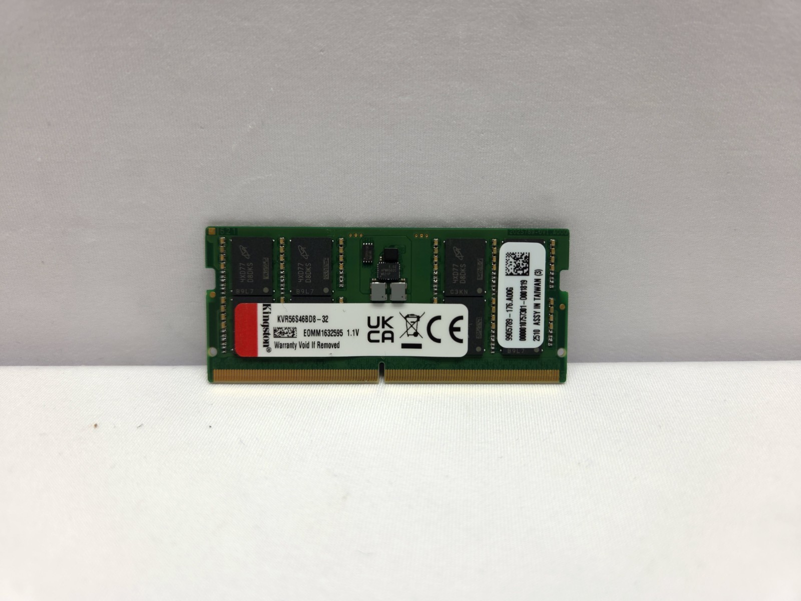 Kingston 64GB (2x32GB) DDR5-5600 SO-DIMM Laptop Memory (KVR56S46BD8-32)