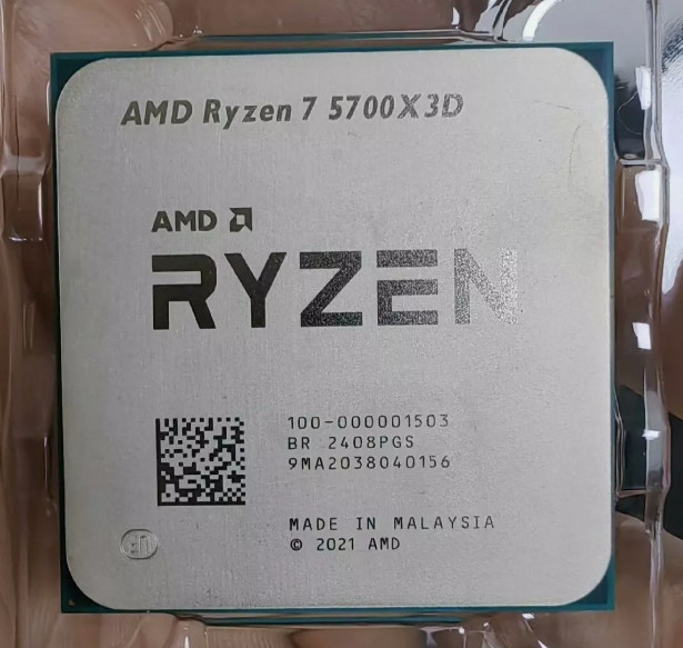 AMD Ryzen 7 5700X3D Socket AM4 8Core/16Thr 3.00GHz L3 96MB 105W CPU Processor