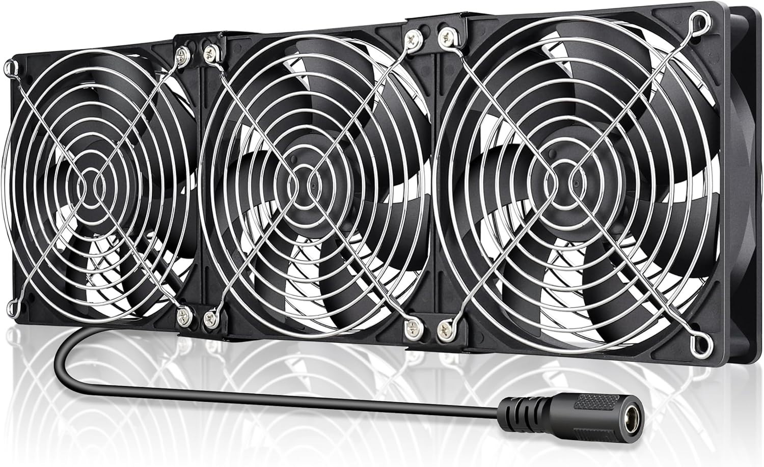 Big Airflow 3x120mm Fans with Variable Speed Control for Optimal Cooling