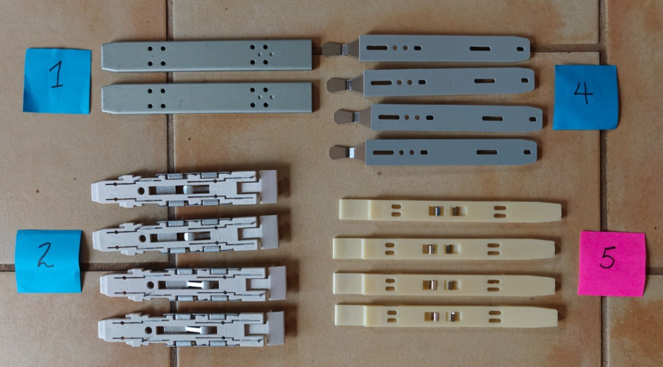You choose! PC Hard Drive Mounting Rails Brackets