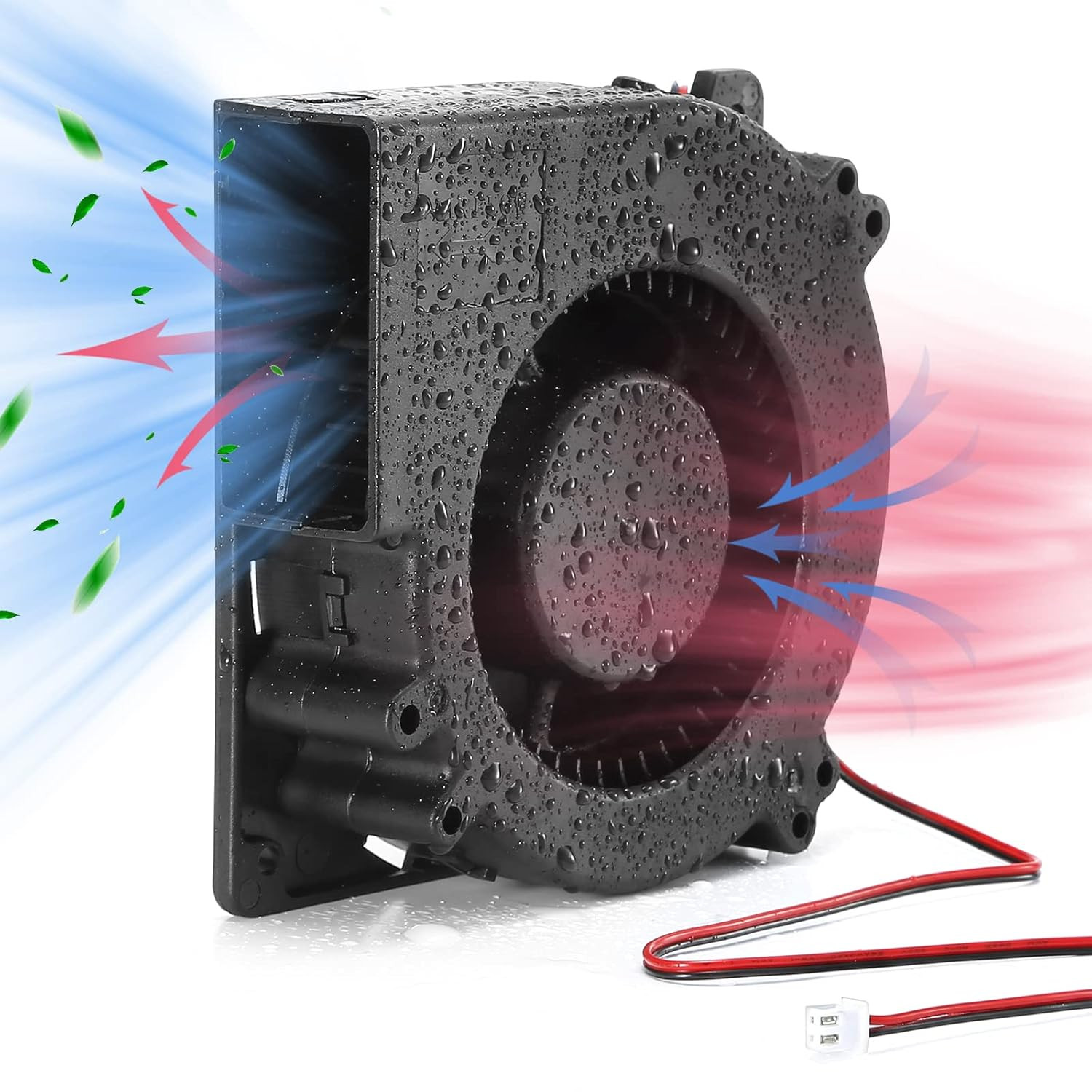 12V DC Blower Fan 120X32Mm (4.72″) Brushless Exhaust High Airflow 3000RPM – 2-Pi