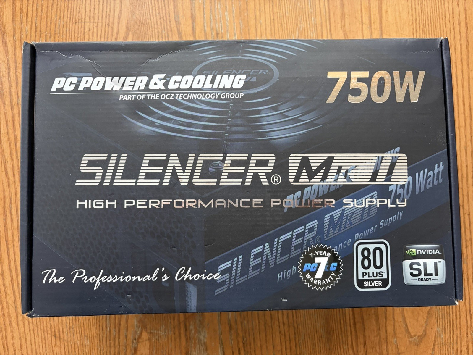 NEW OCZ PC POWER AND COOLING SILENCER MK II, 750W POWER SUPPLY