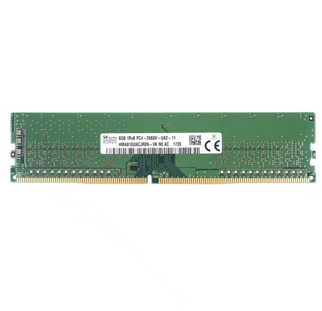 New Hynix 8GB DDR4 2666MHz PC4-21300 288-Pins UDIMM Memory Ram HMA81GU6CJR8N-VK