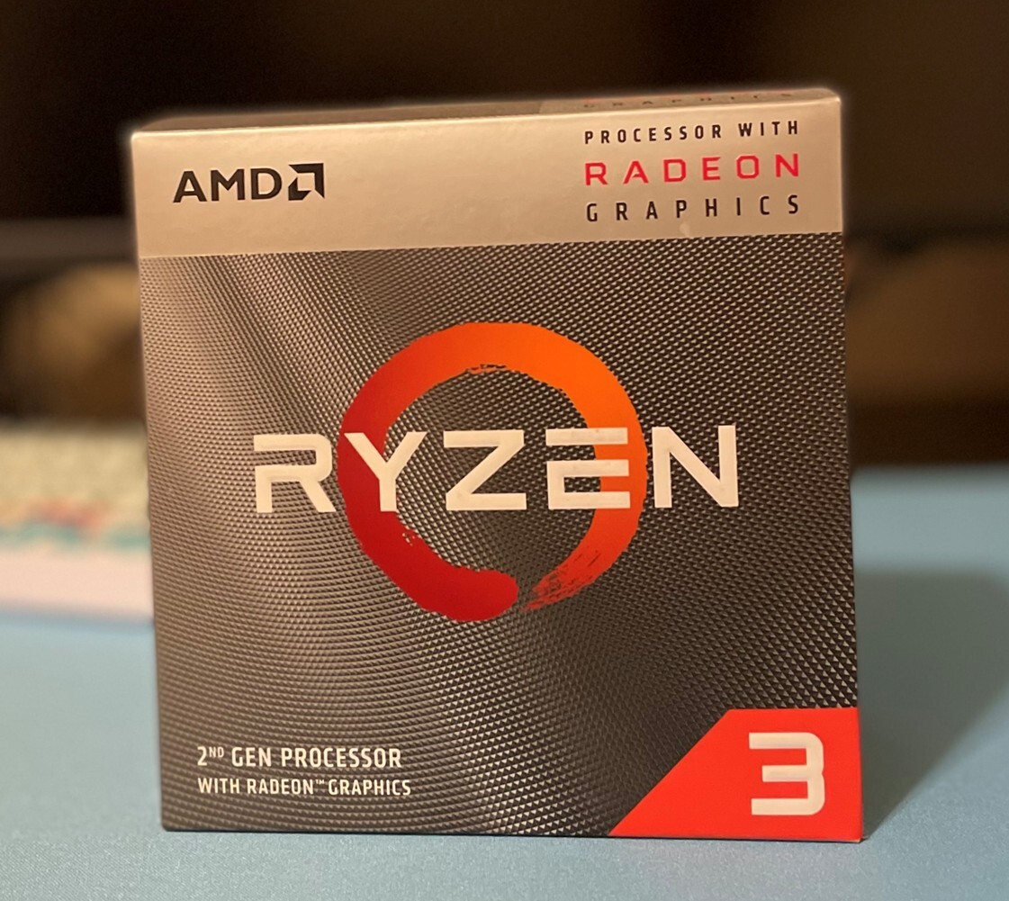 AMD Ryzen 3 3200G 4.0GHz Boost Quad-Core Processor W/ Radeon Vega 8 Graphics CPU