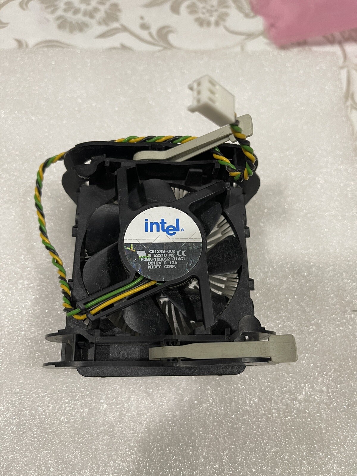 INTEL Nidec C91249 Aluminum Copper Socket 478 Pentium 4 Celeron D CPU Cooler Fan