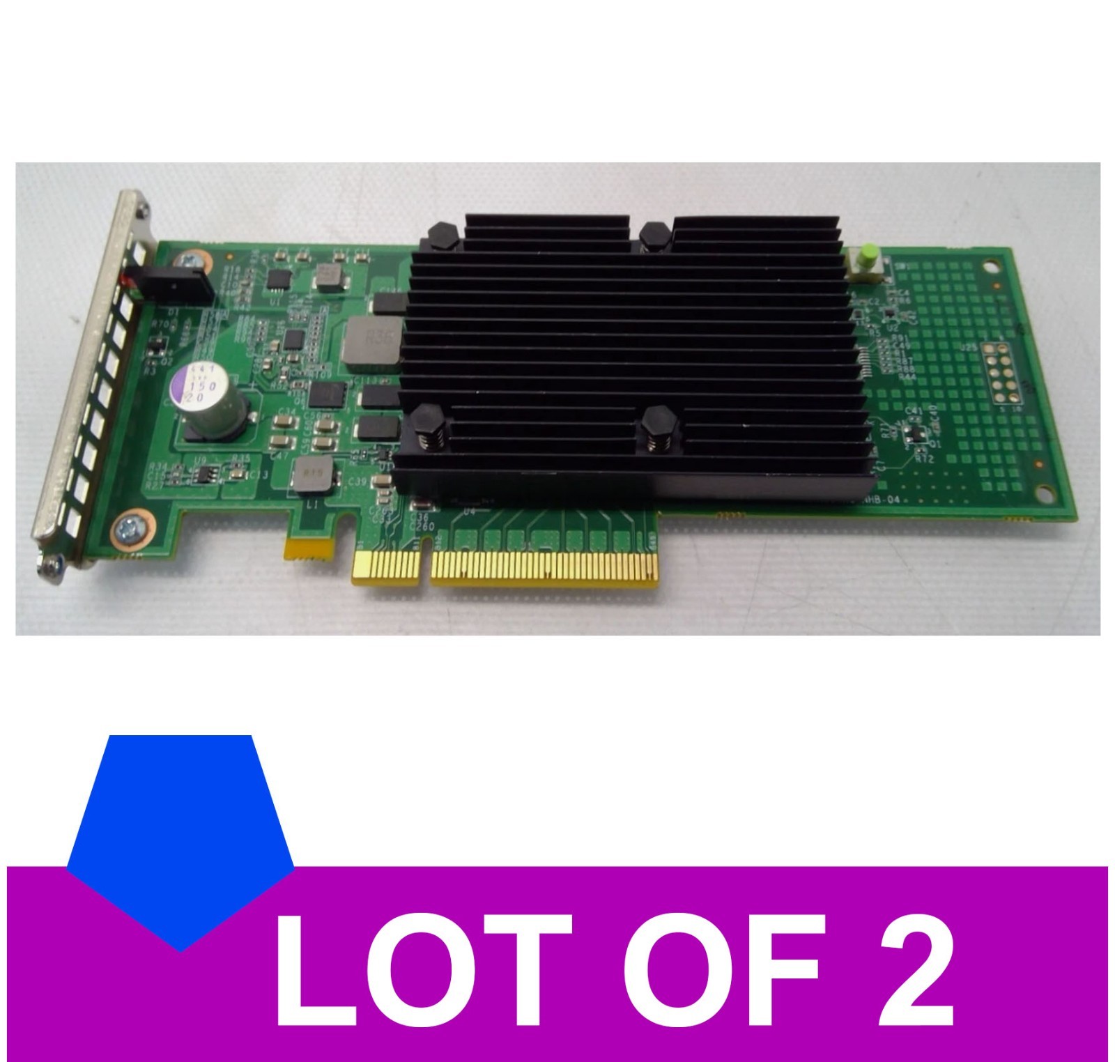 Lot of 2 CAVIUM CNN3550-NHB-2.0-G Nitrox3 PX NHB PCI Express Acceleration Board