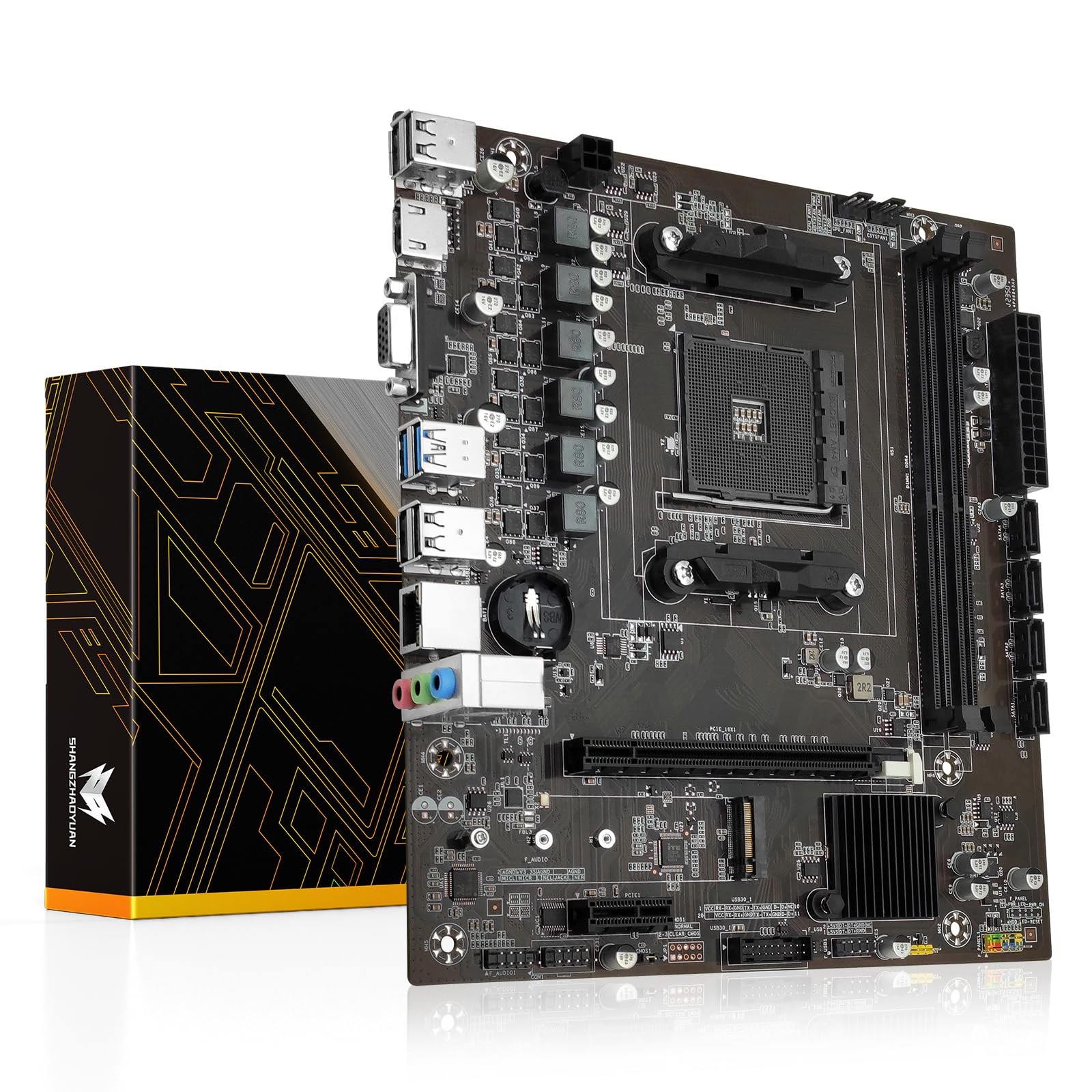 B450 AM4 Motherboard Gaming Motherboard for AMD Ryzen 1-5th gen Processor (DD…