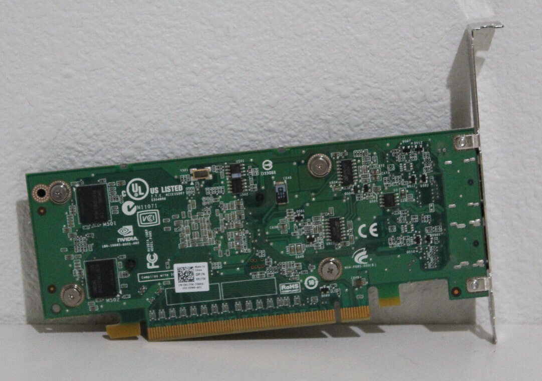 Dell 0X175K X175K Quadro NVS 295 PCIe 256MB GDDR3 Dual D-Port Graphics Card