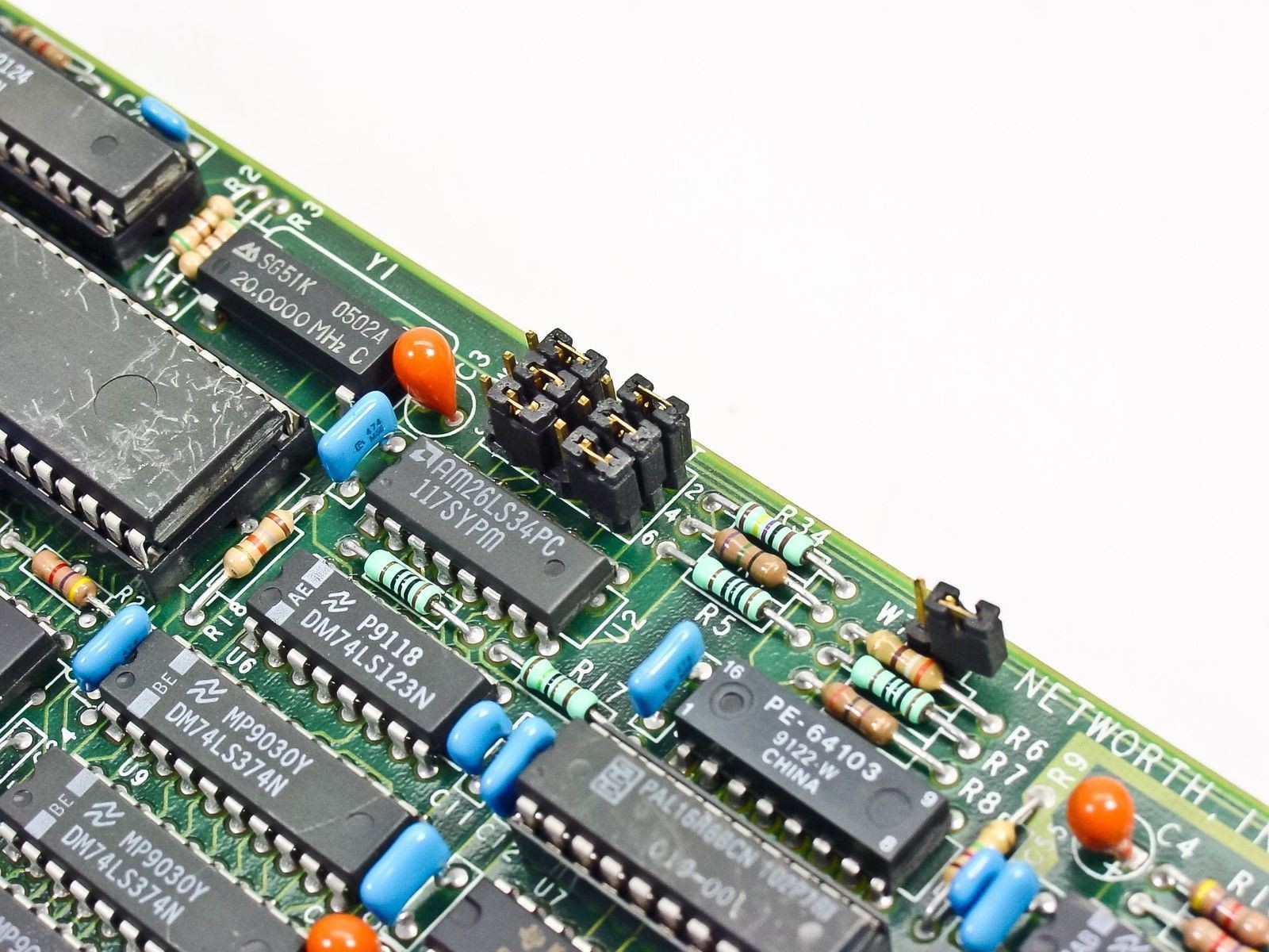 Networth 8/16 Bit Combo UTP Ethernet Card 79804376 Rev C PCB 1012-1