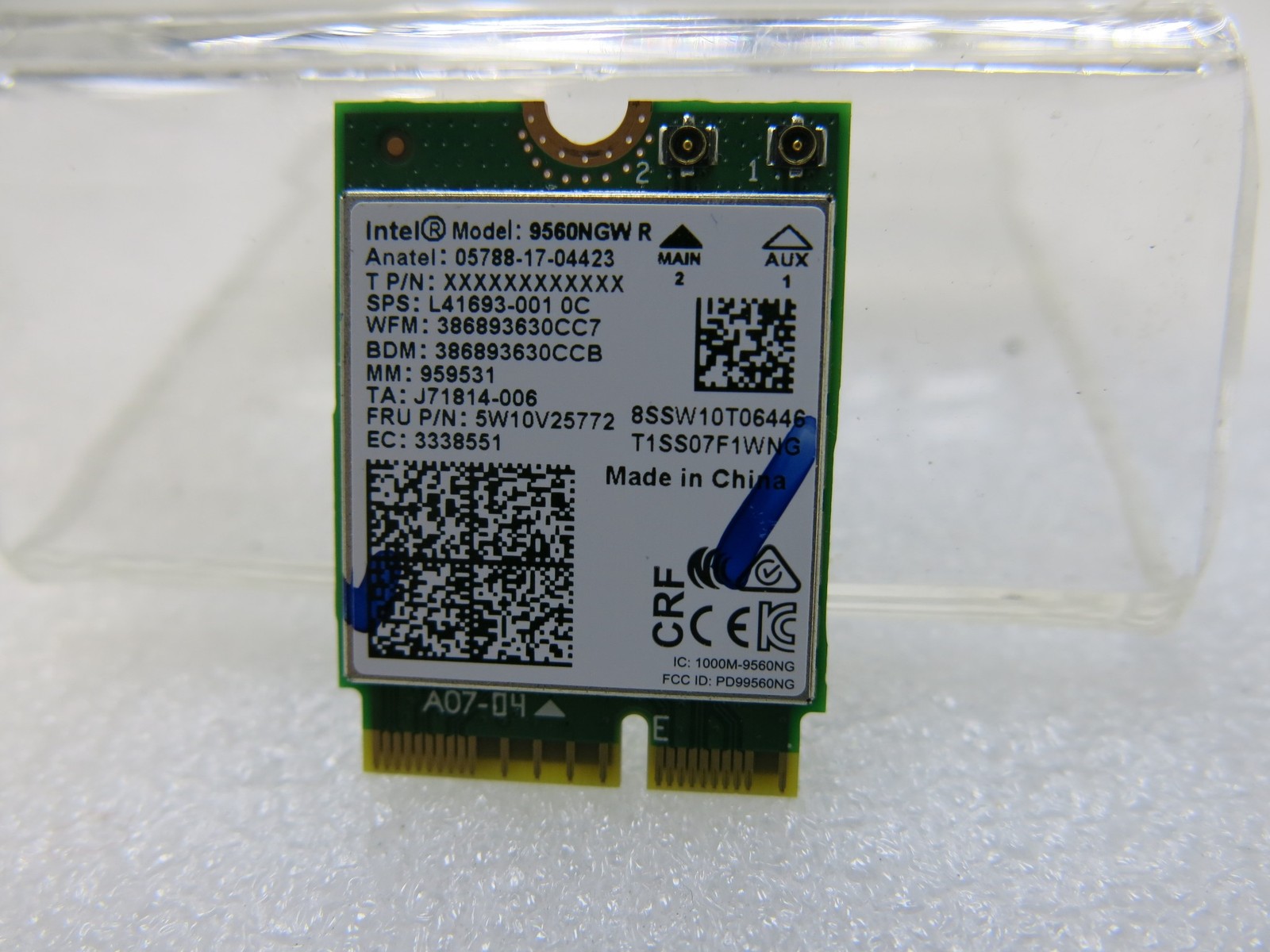Genuine Intel Wireless-AC 9560 9560NGW M.2 CNVio WiFi Card Lenovo 5W10V25772 OEM
