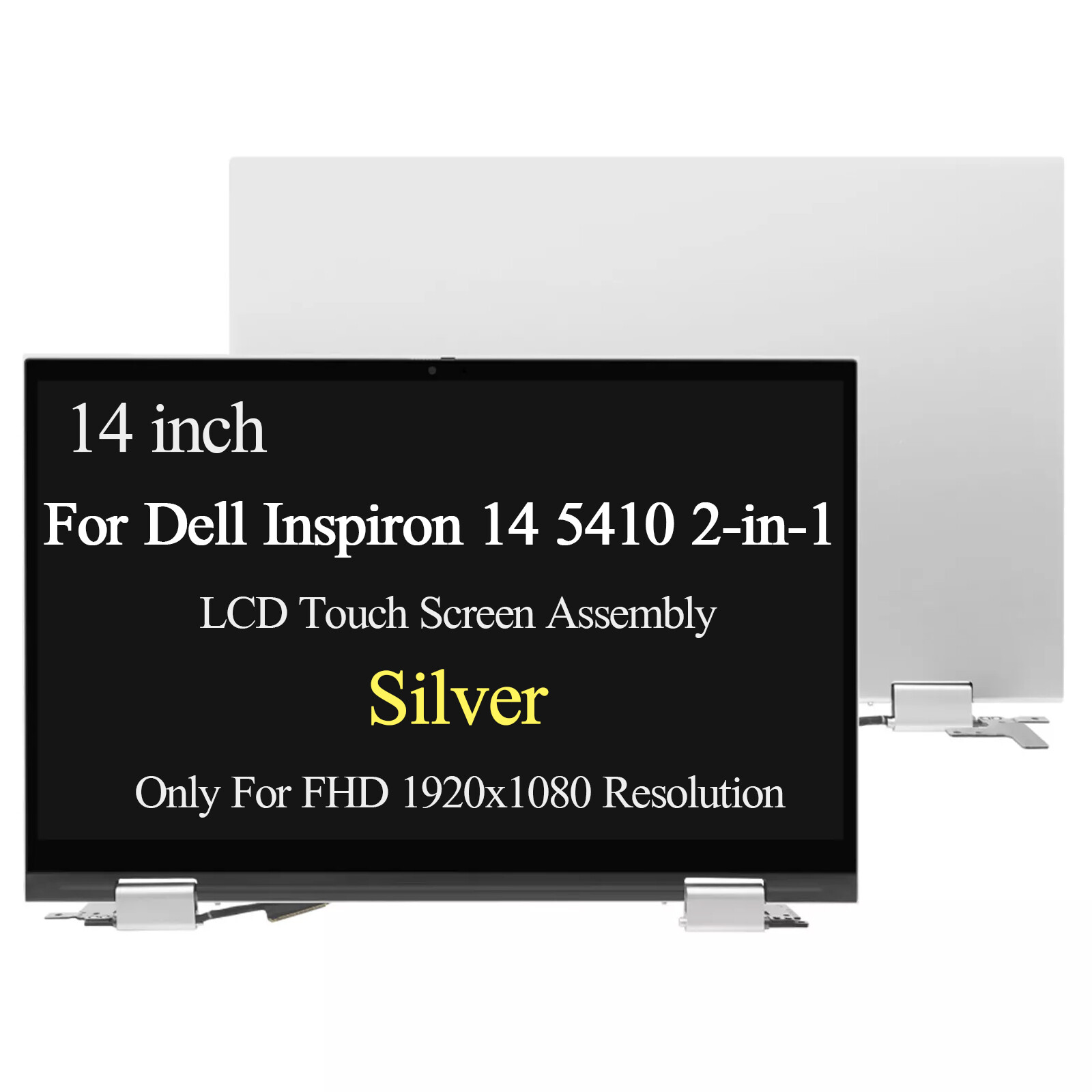 14″ Dell Inspiron 14 5410 2-in-1 LCD Touch Screen Assembly Display Complete FHD
