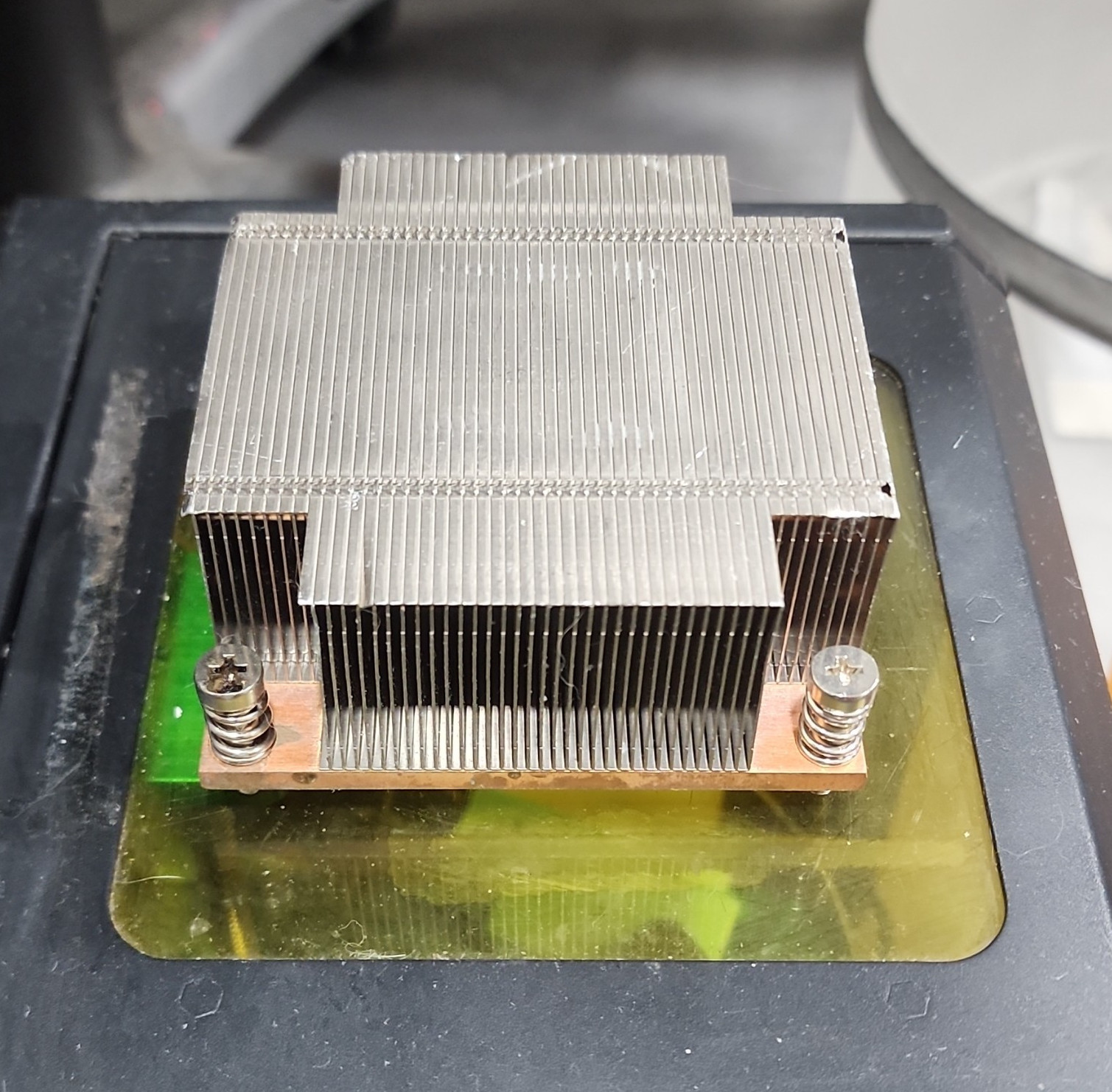 CPU Heatsink Cooler Heatpipe Aluminum Fins Copper Base Silver/Copper