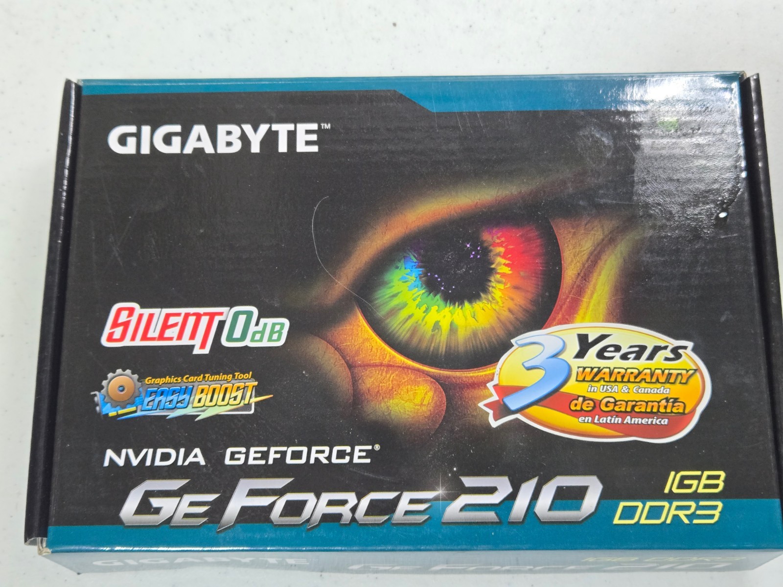 Gigabyte NVIDIA GeForce 210 1GB Silent 0db (GV-N210SL-1GI) DDR3 SDRAM