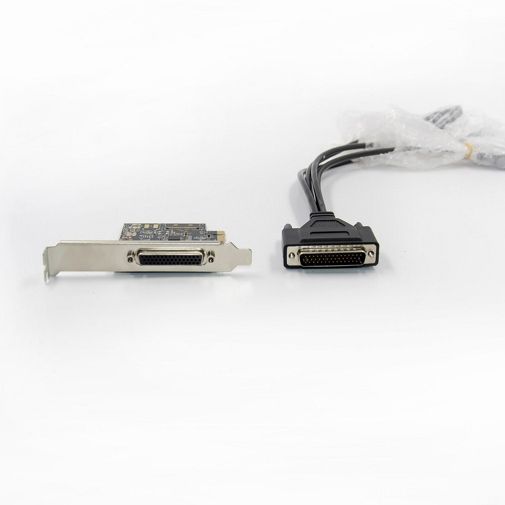 X-MEDIA XM-PEX-4S 4-Port DB9 RS232 Serial PCI Express PCIe Card w/Breakout Cable