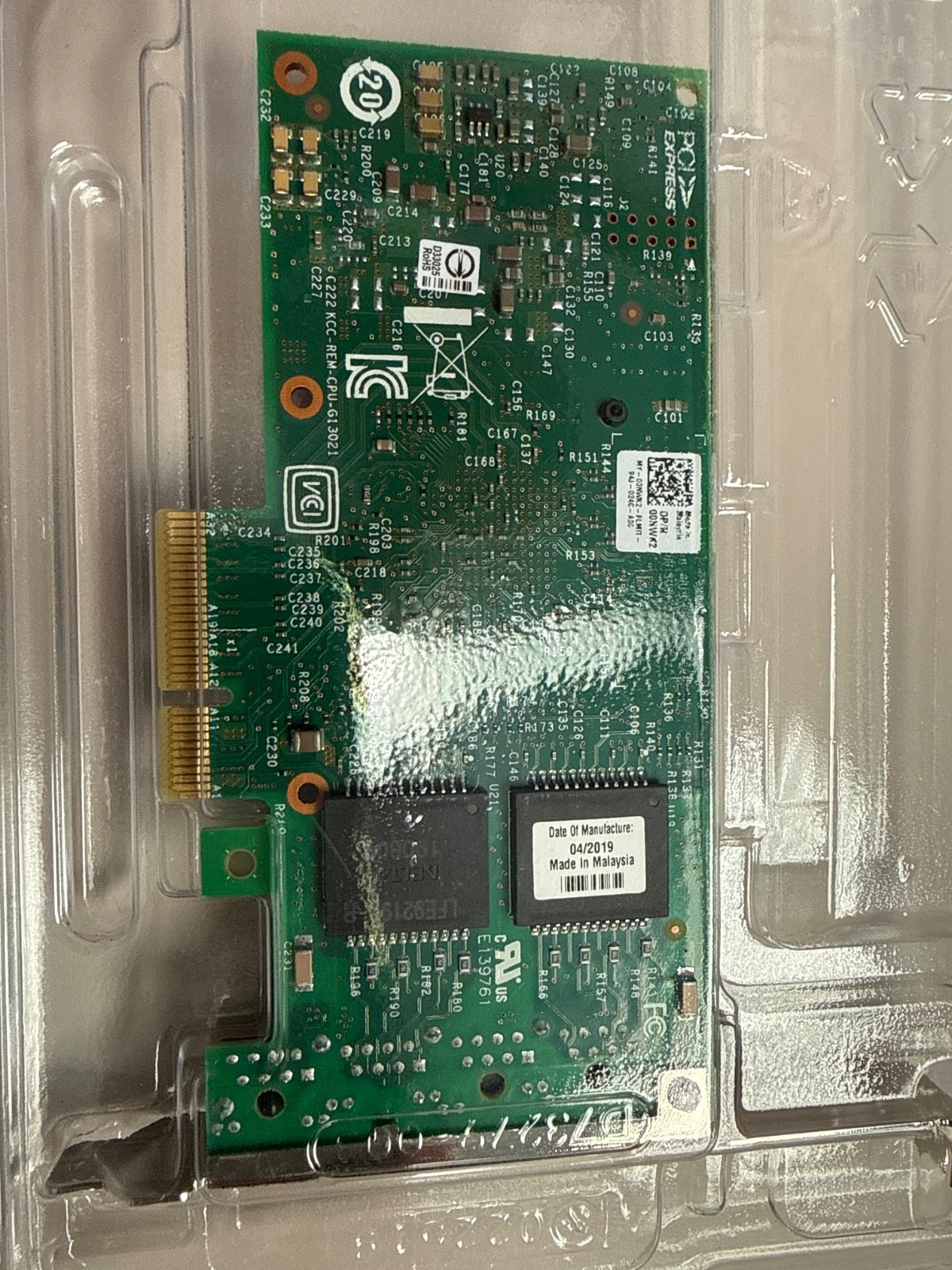 Dell Intel i350-T4 THGMP 4-Port Server Network Adapter