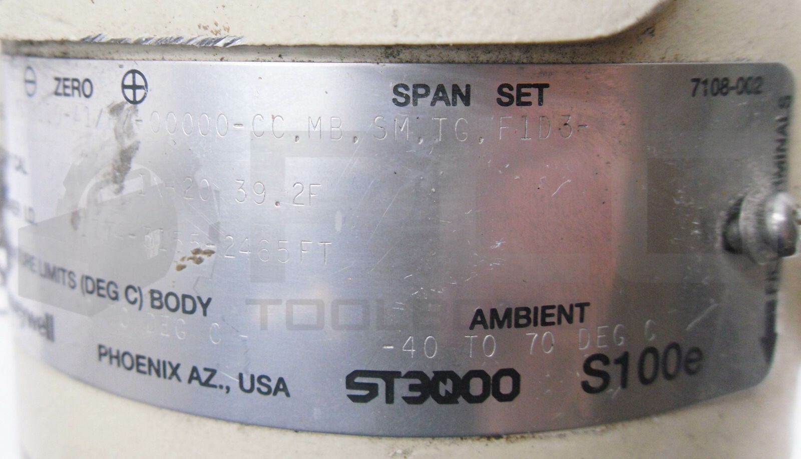 HONEYWELL YSTD110-A1-/H/-00000-CC,MB,SM,TG,F1D3-A36H PR. TRANSMITTER W/ M4TVIS-4
