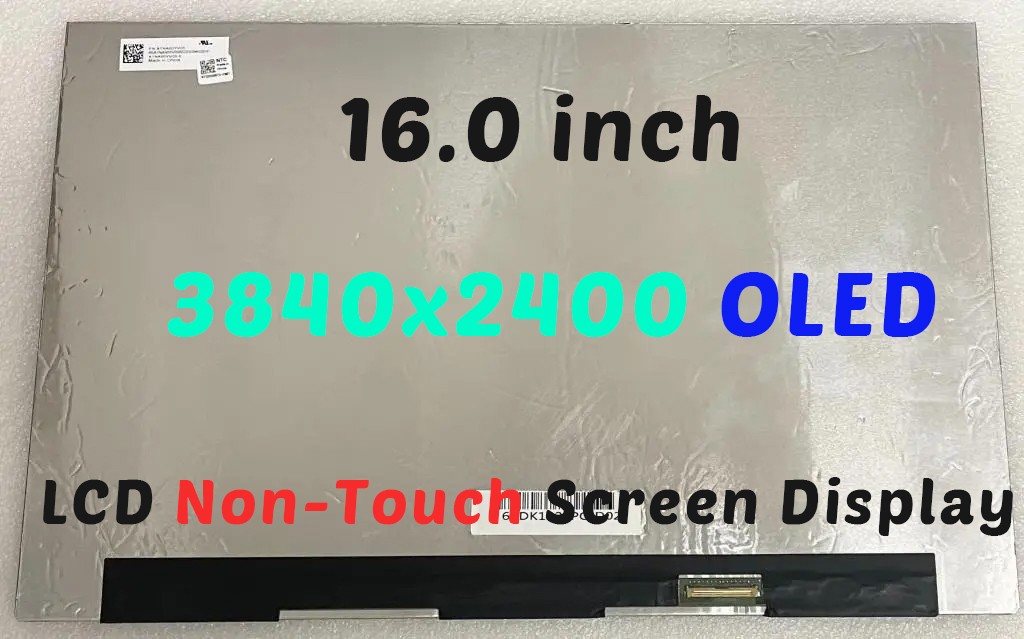 16″ for Gigabyte Aero 16 RP86 OLED LCD Non-Touch Screen Display Panel 3840×2400