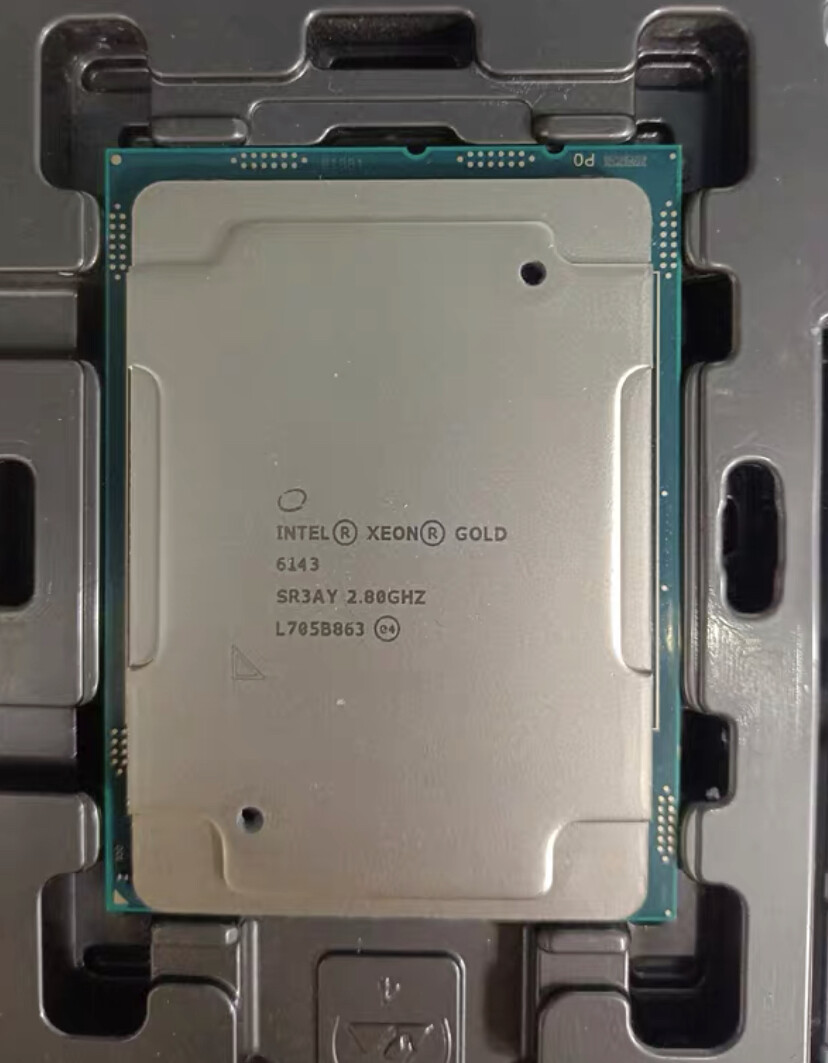 Intel Xeon Gold 6143 2.8GHz 10.4GT/s 205W 22MB 16 Core Processor CPU