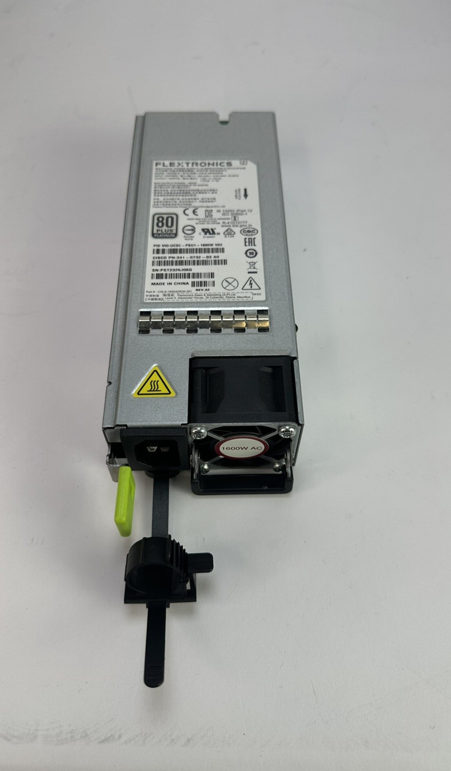 Cisco M5 UCSC-PSU1-1600W C-Series 1600W AC Platinum Power Supply 200V – 250V
