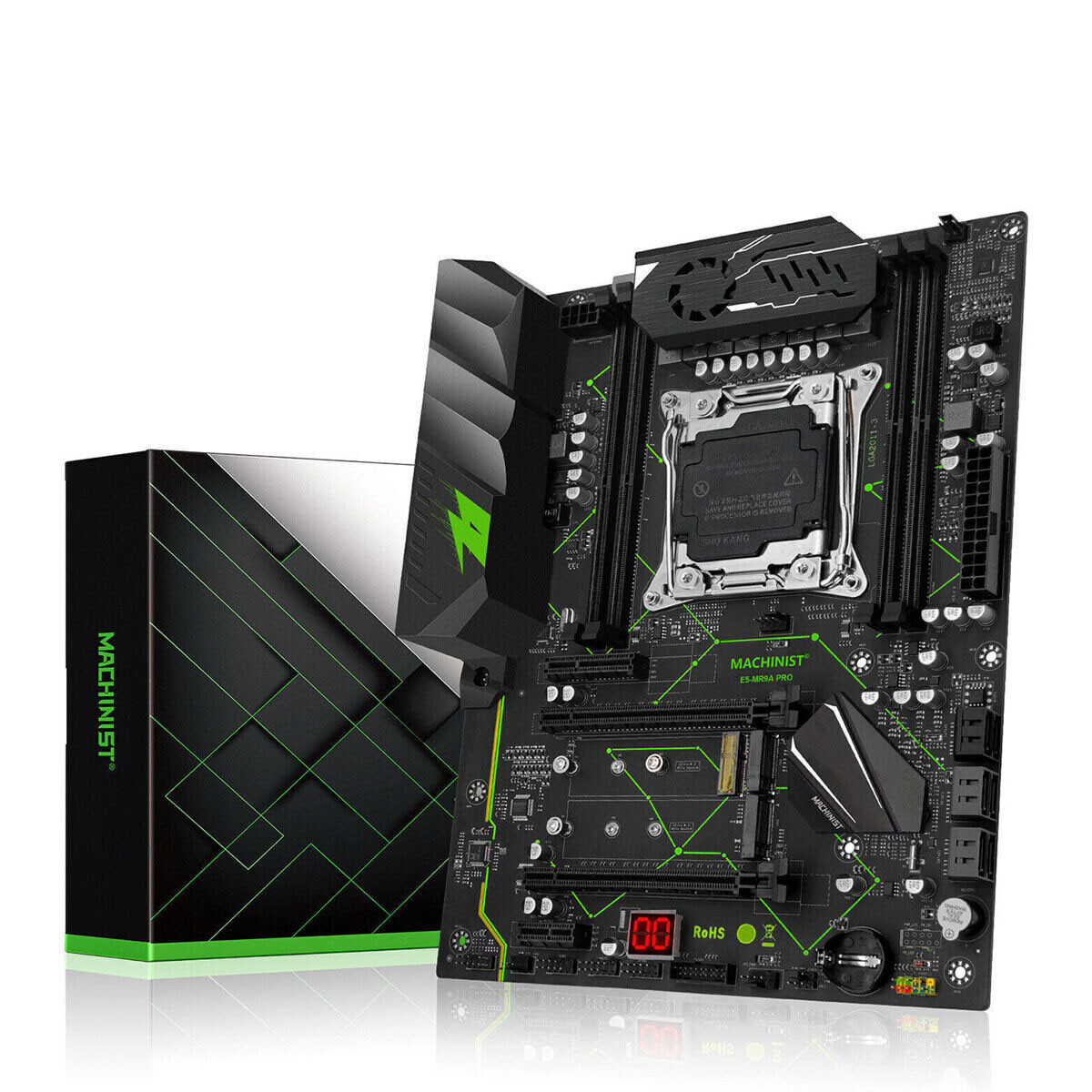 LGA 2011-3 X99 Motherboard Socket DDR4 RAM PS/2 4 Channel Dual NVME M.2