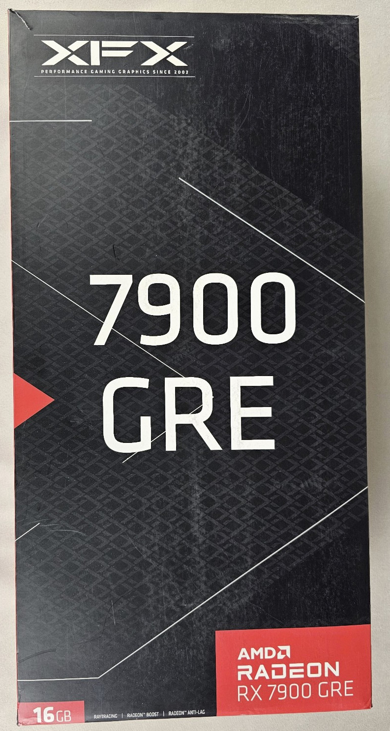 XFX Radeon RX 7900 GRE Gaming Graphics Card with 16GB GDDR6 AMD.