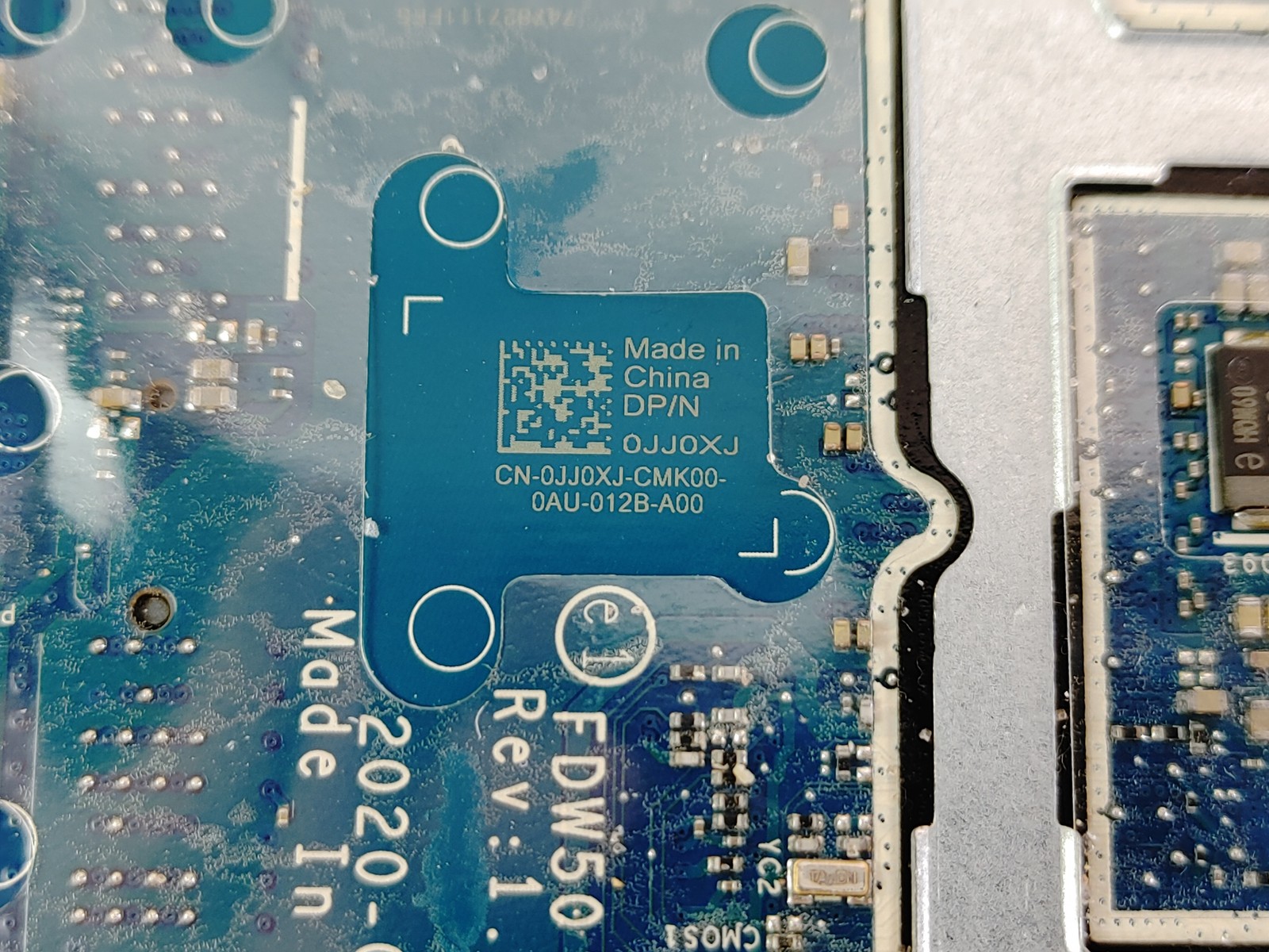 Dell Latitude 5510 Core i7-10610U 1.80 GHz DDR4 Motherboard JJ0XJ
