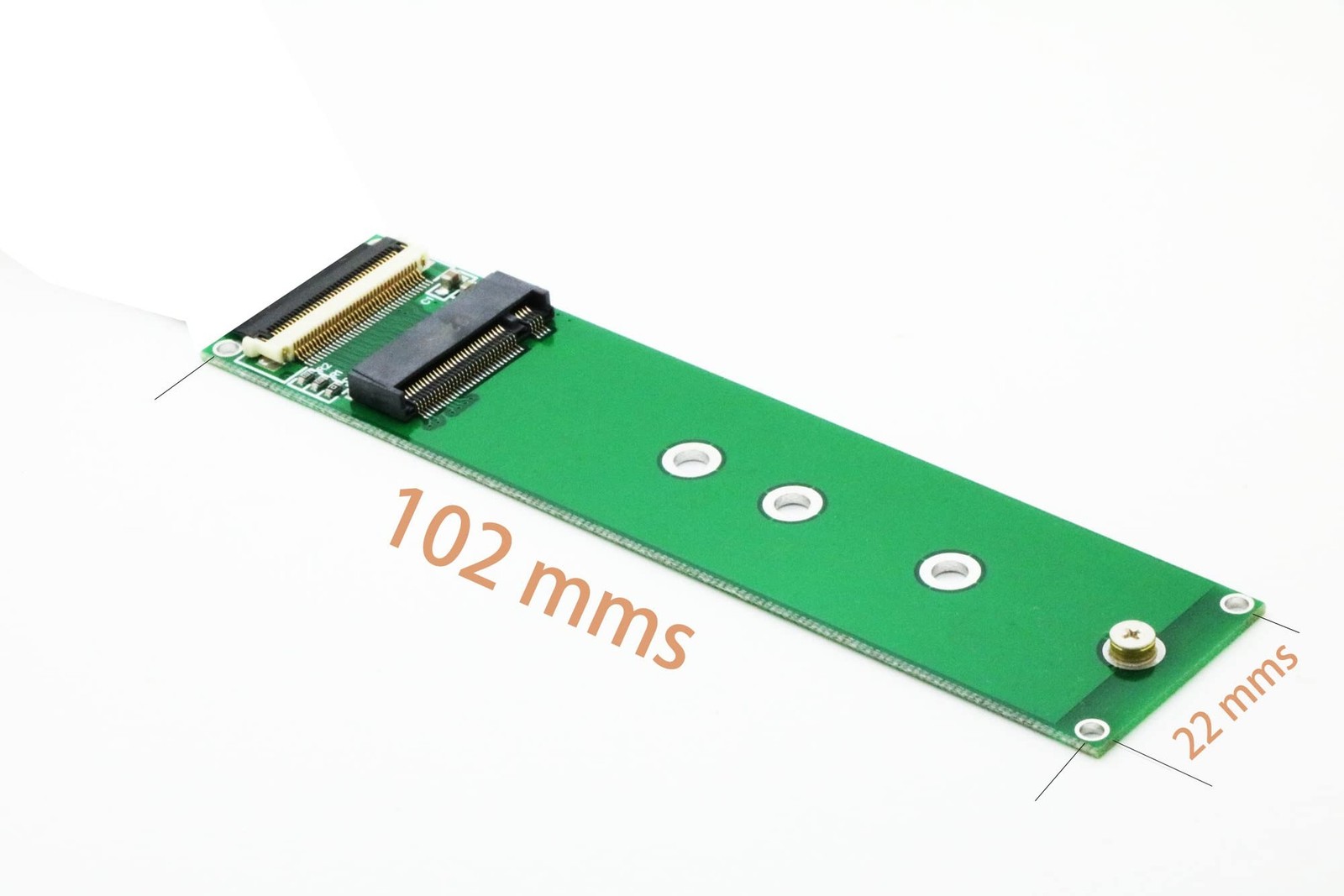 Sintech M.2 (NGFF) NVME SSD to M2 A/E Key Port with 20cm Cable (Only Provide …