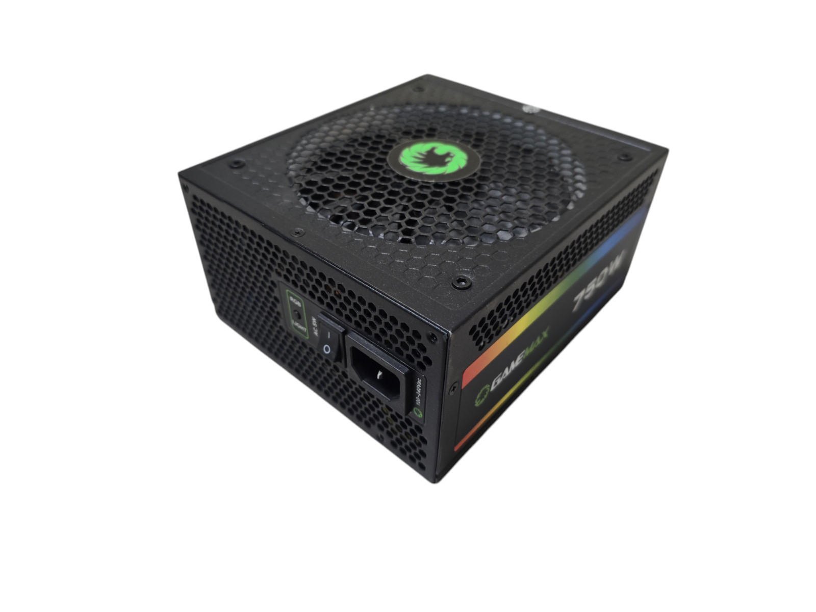 Game Max RGB-750 Power Supply Only 750W Fully Modular 80+ Gold | Tested