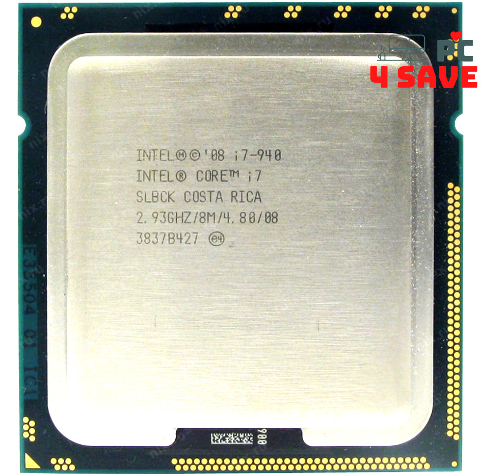 Intel Core i7-940 2.93GHz 4-Core LGA1366 8MB Desktop CPU Processor SLBCK 130W
