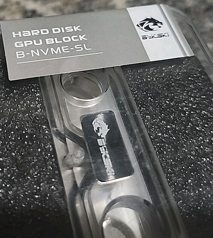 Bykski Hard Disk Water Gpu Block – Clear B-NVME-SL