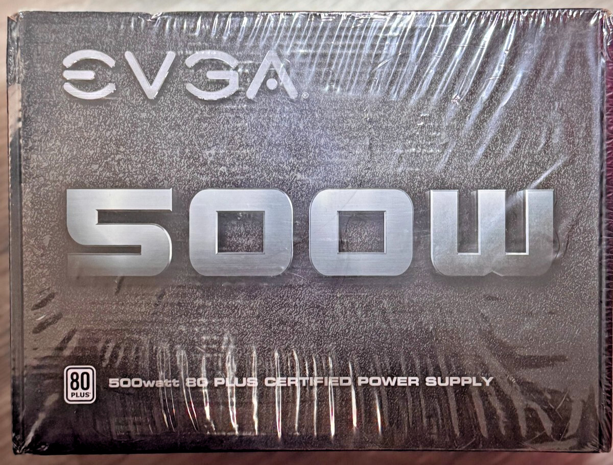 EVGA 500 W1 80Plus 500W Power Supply – 100-W1-0500-KR
